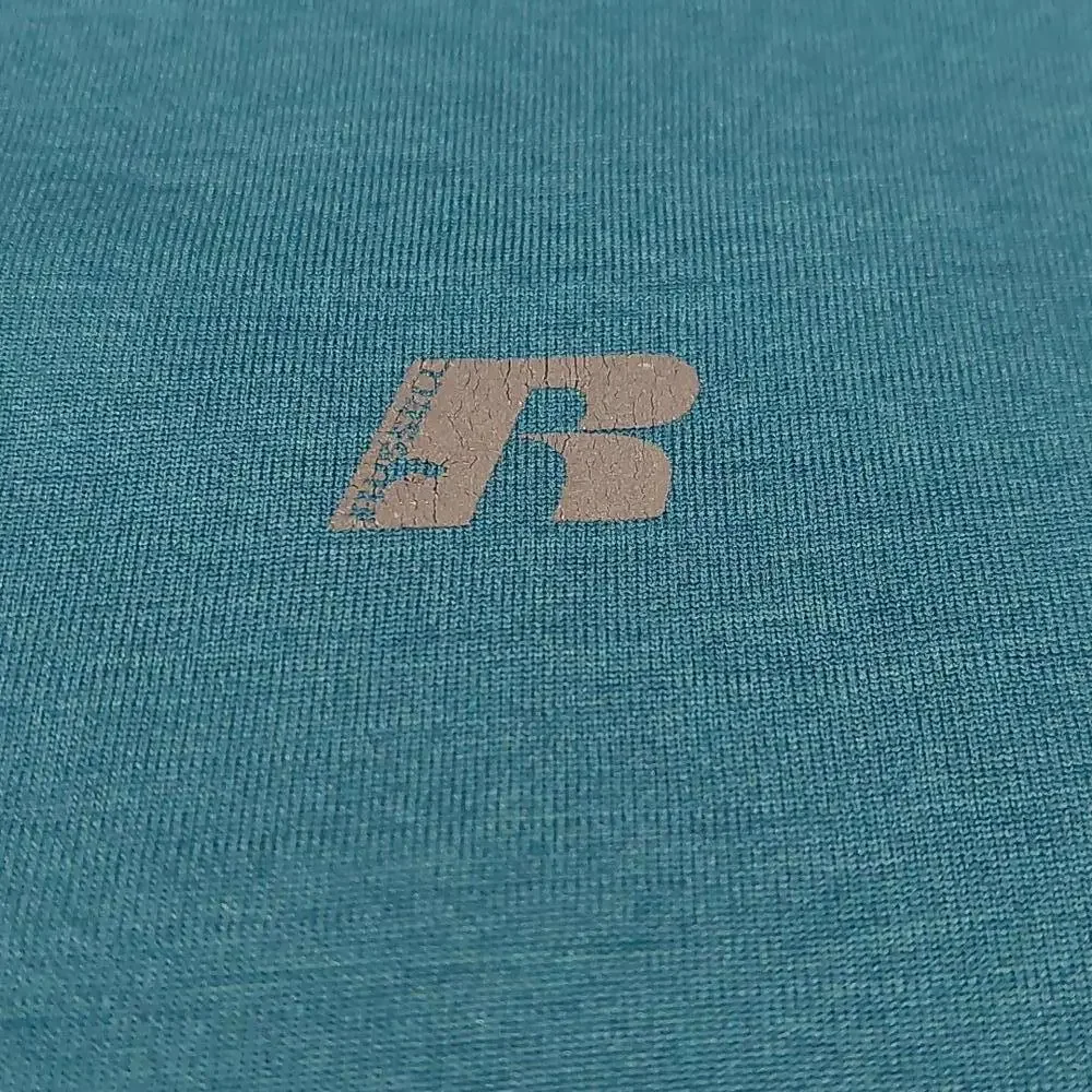 Russell Boys XL 14-16 Teal Long Sleeve Training Fit FreshForce Dri-Power‎ Shirt